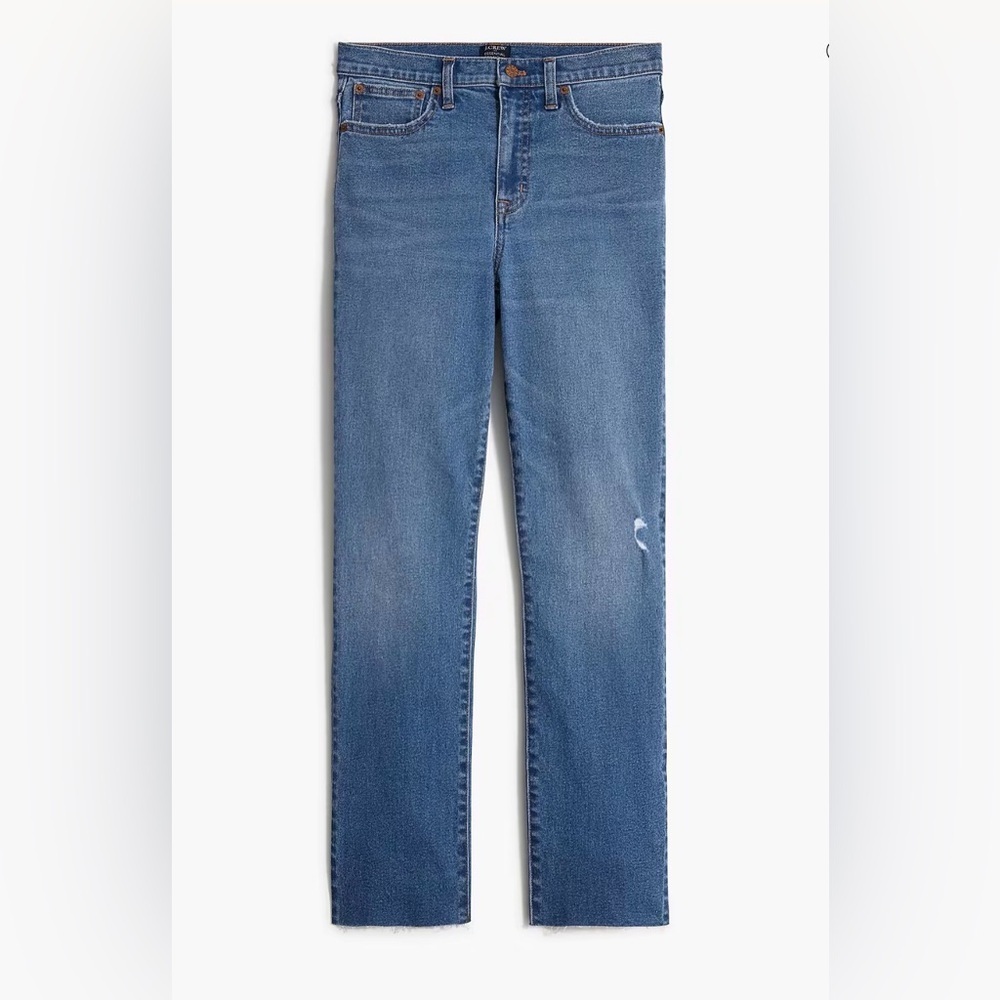 J.Crew Essential Straight Leg Jean size 29 High Rise Medium Wash Denim